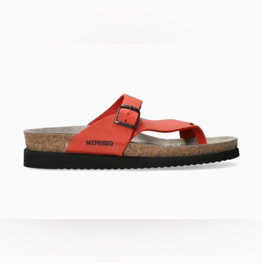 MEPHISTO HELEN | Women Cork Sandals Leather Nubuck